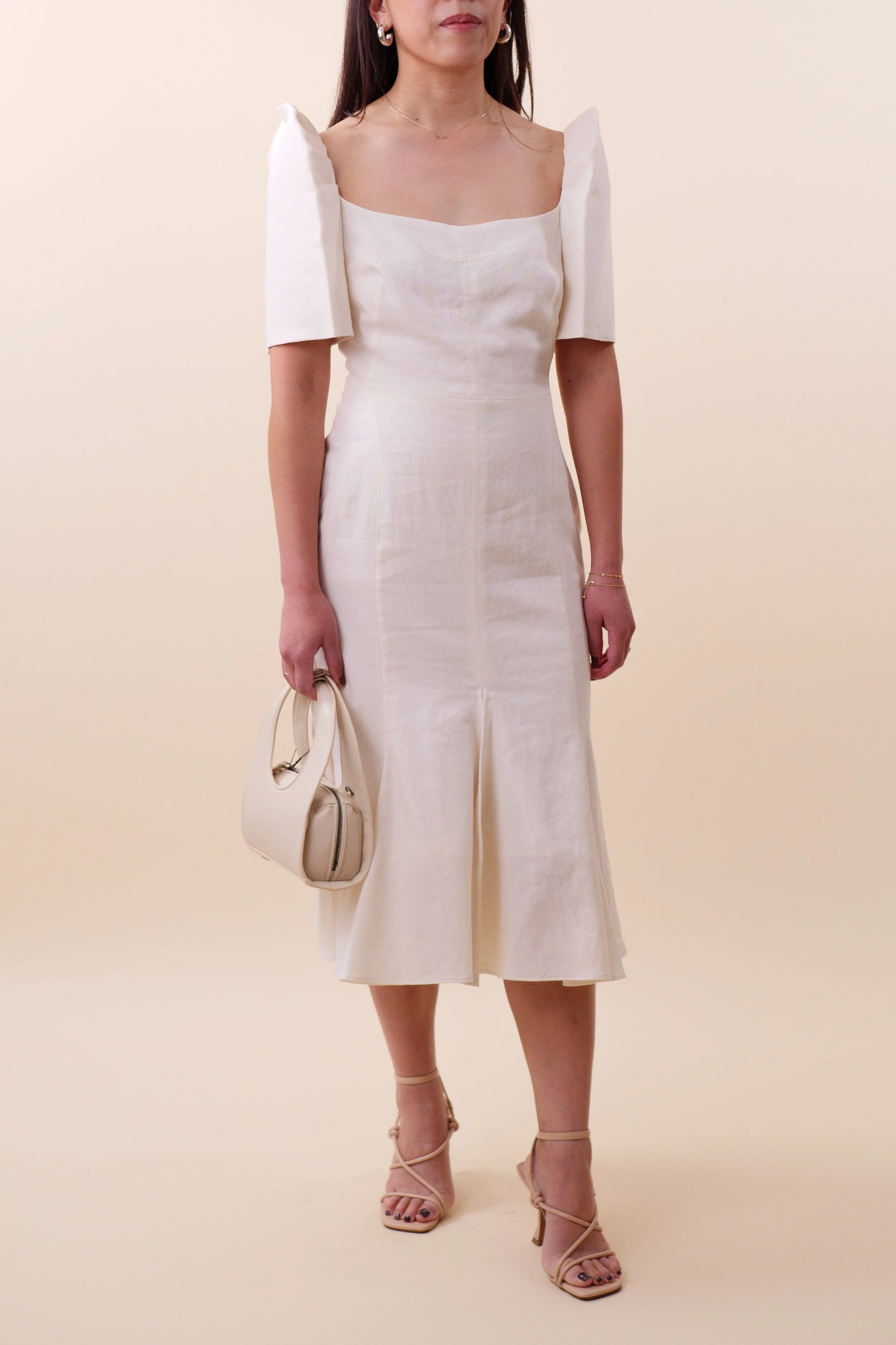 Isabela Terno Dress in Ivory