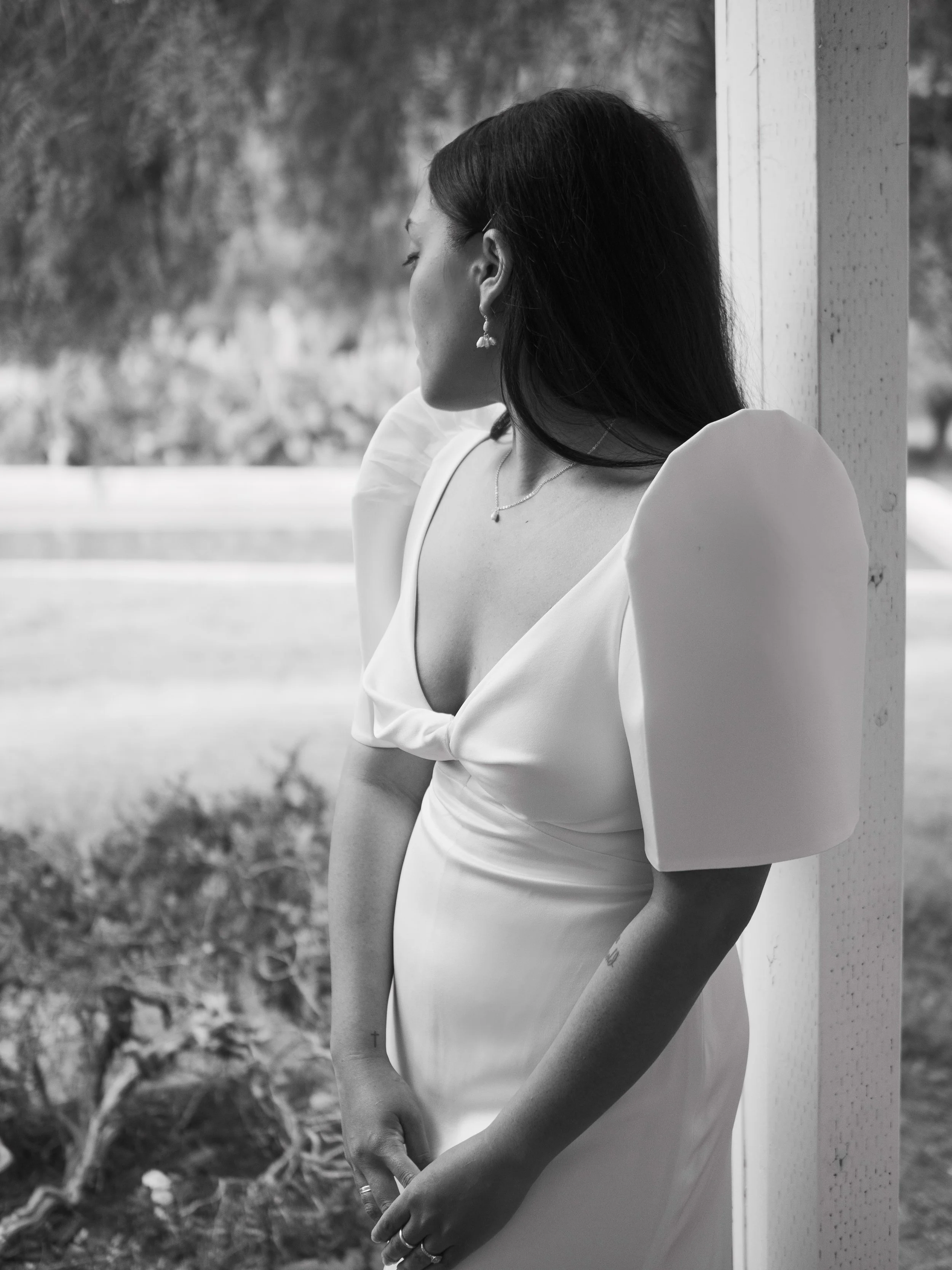 Original Sample - Asunsion Terno Dress in Bright White