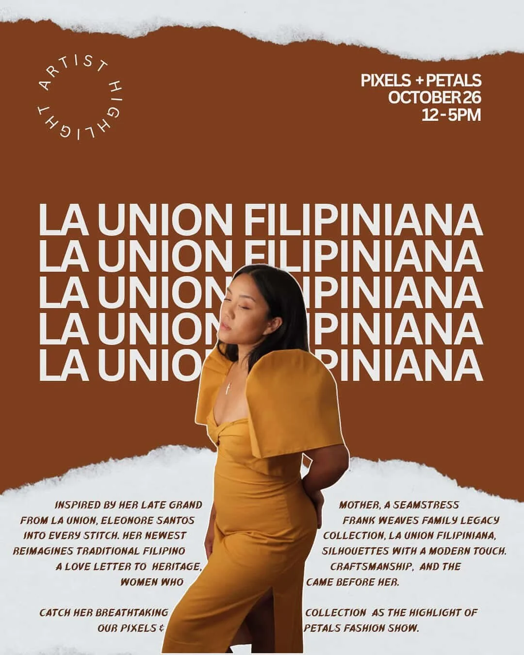 @ladieswho__ will be hosting another Pixel &amp; Petals event to cap off Filipino American History Month! This Sunday, join us for a day of local vendors, food, live music, and performances all at the @skylight_venue in San Diego. 

I will be showcas