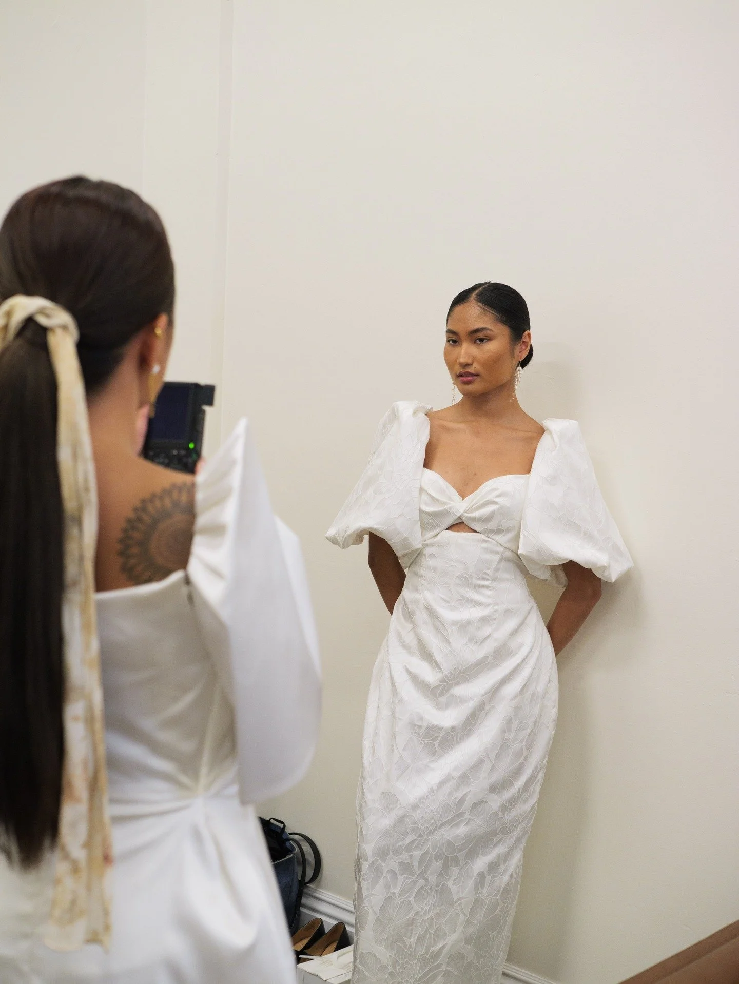 A few backstage snaps from yesterday taken by my steadfast and undeniably amazing husband, Brian. 

Yesterday reminded me of why it takes a horde of people to put these shows on. I learned a lot through this whole experience, mostly of how to protect