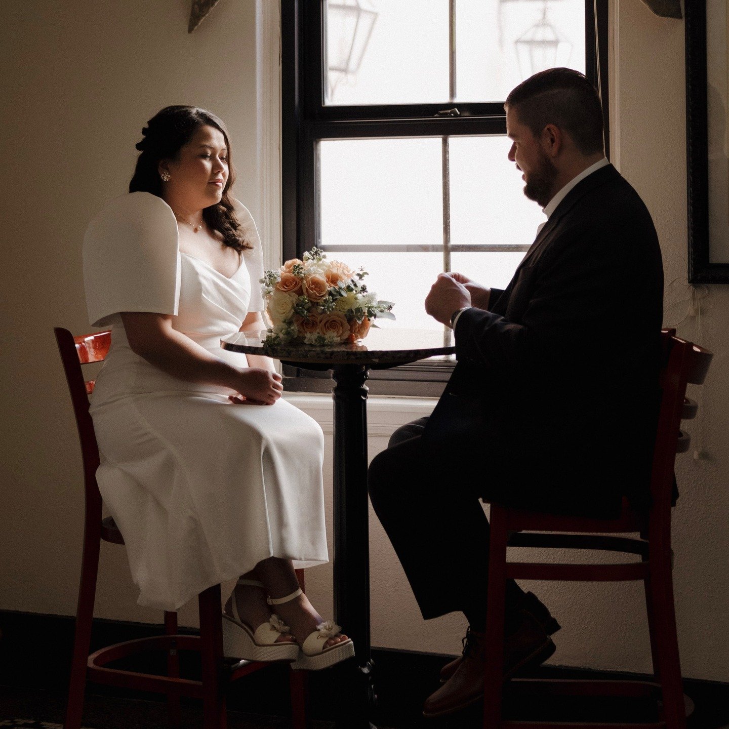 Real bride, Pia, in our Sabina Terno Dress in crepe back satin. I am so thankful to Pia for sharing these beautiful photos with me of her recently elopement to her husband, she looked absolutely gorgeous and I love that she chose the Sabina for this 