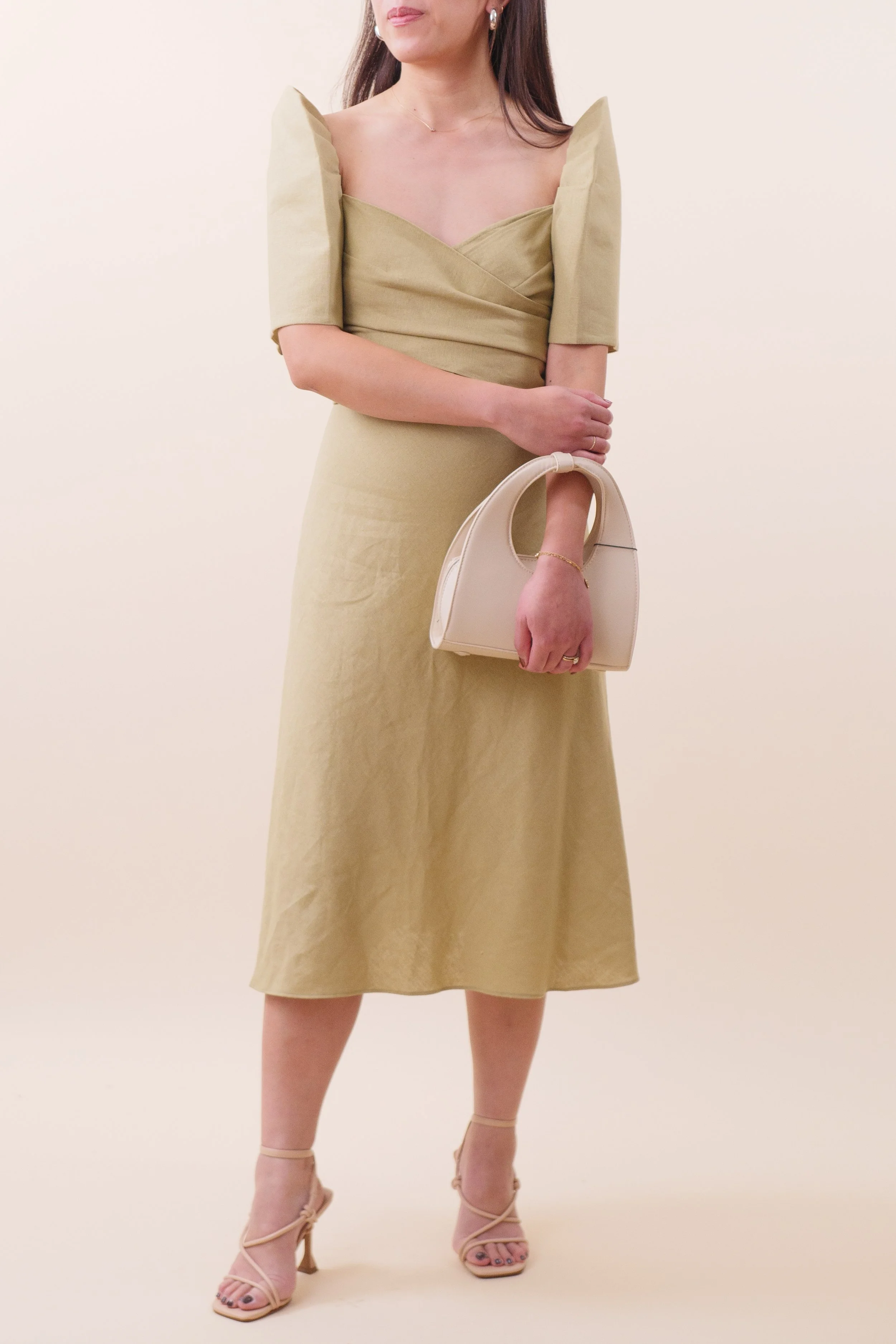 Sabina Terno Dress in Sage - Small