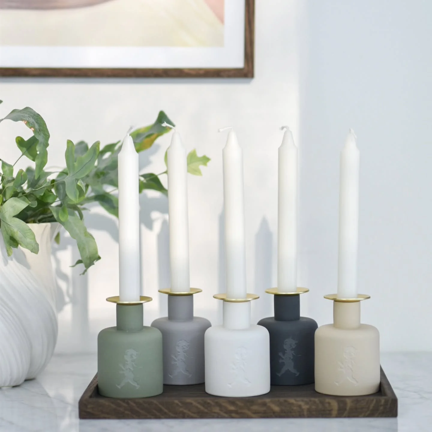 H&ouml;stnyhet 🖤🍁🍂 v&aring;rt sortiment av ljusstakar har &ouml;kat med dessa stiliga i keramik. Vilken f&auml;rg &auml;r din favorit?😍