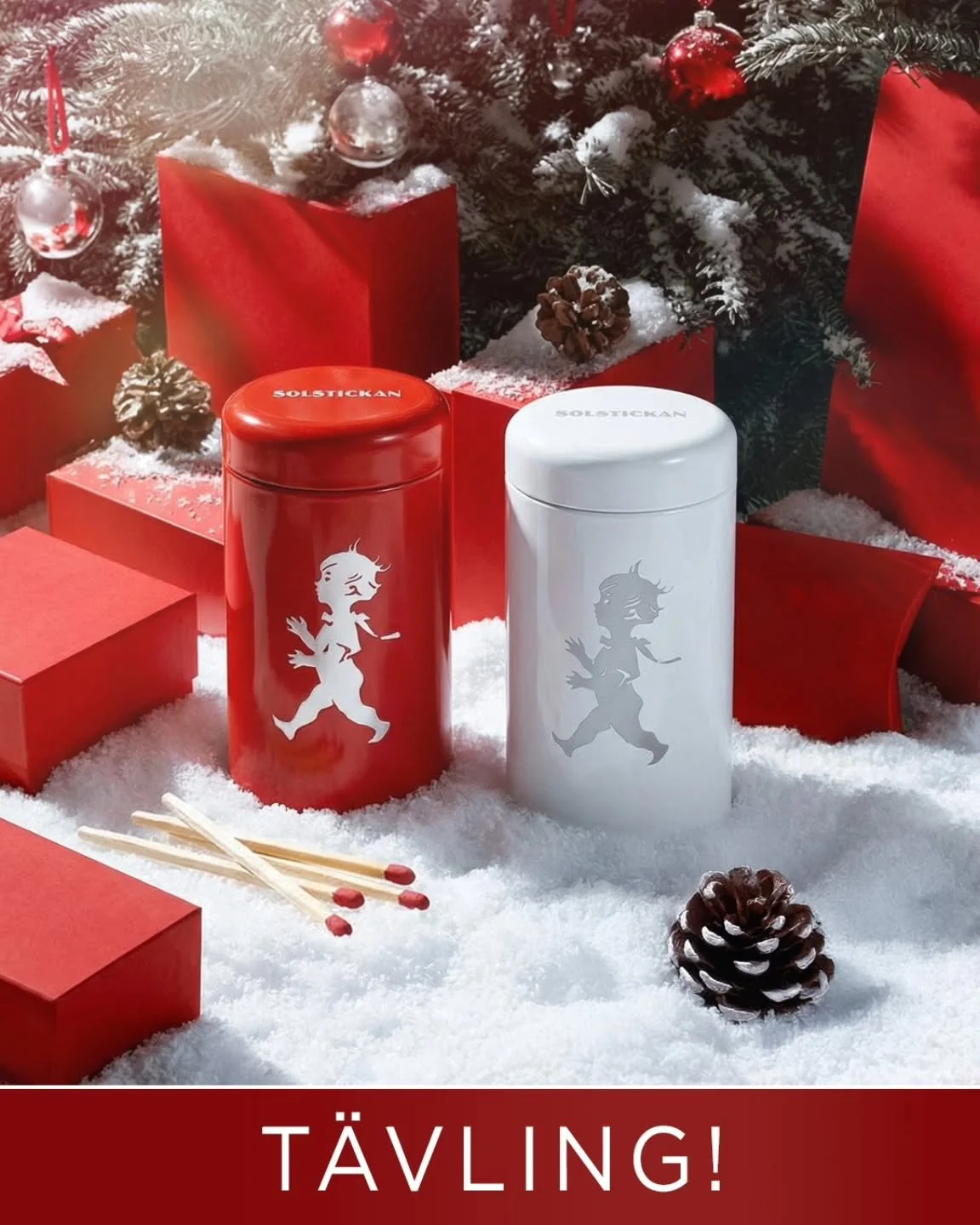 1a ADVENTST&Auml;VLING 🕯

Vi startar ig&aring;ng julen med v&aring;r f&ouml;rsta adventst&auml;vling. 5 vinnare kommer dras och i potten ligger varsitt t&auml;ndsticksr&ouml;r 🎅

T&auml;vlingsregler 
☆f&ouml;lj @solstickandesign 
☆gilla bilden 
☆vi