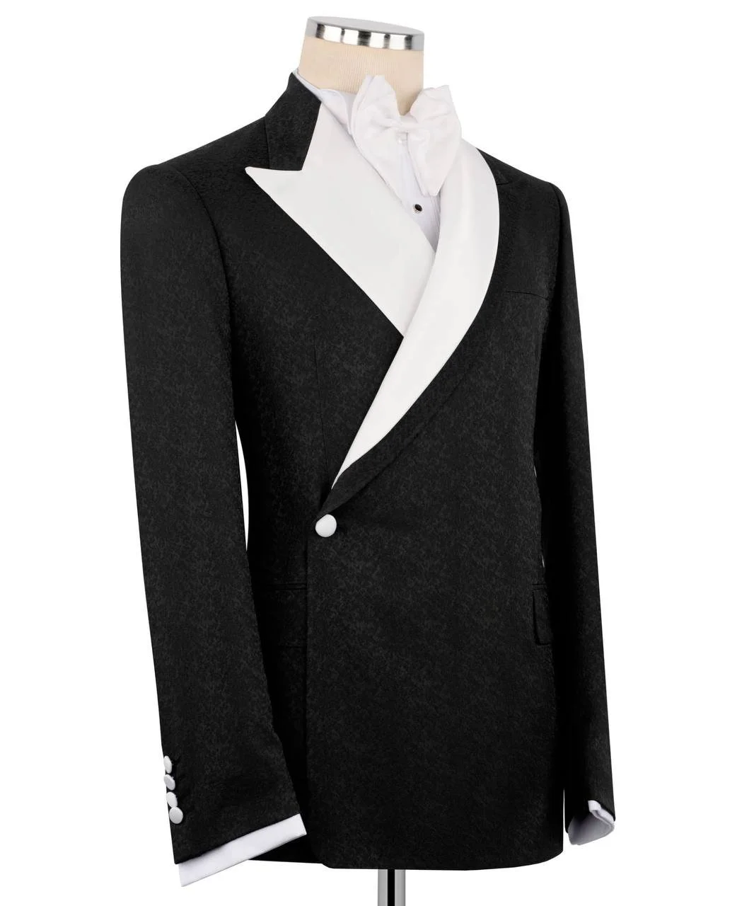 Imperial elegance asymmetrical shawl lapel luxury tuxedo