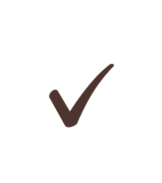 A checkmark inside a circle.