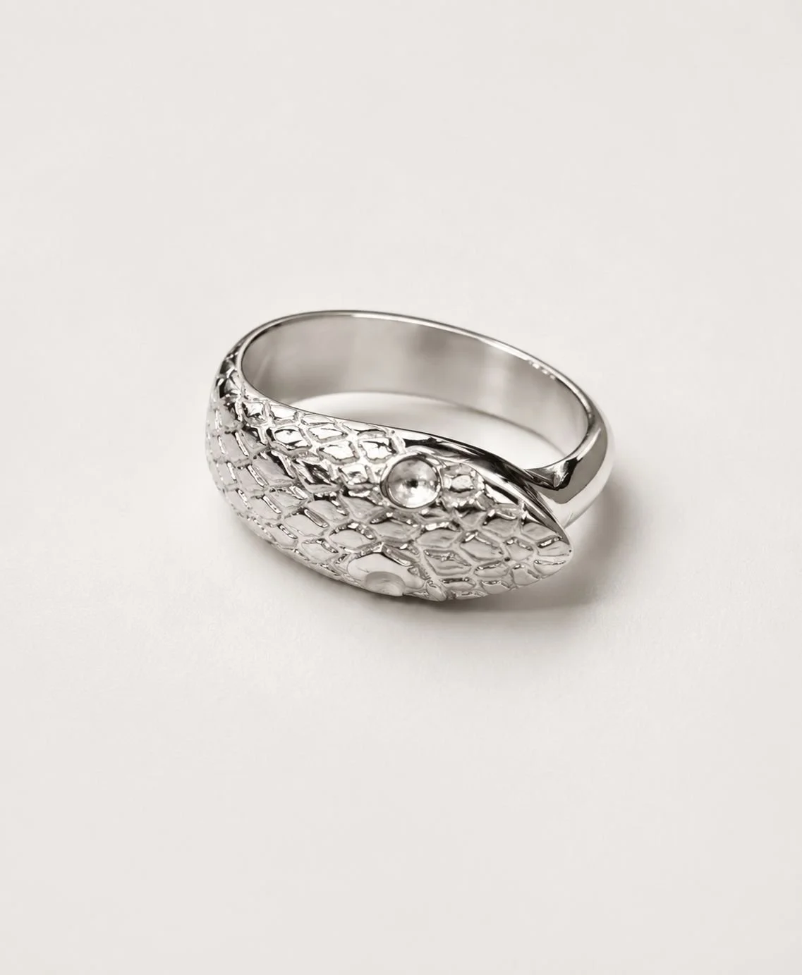 cleaned polished and Finished handcrafted silver ring made from a wax carved design