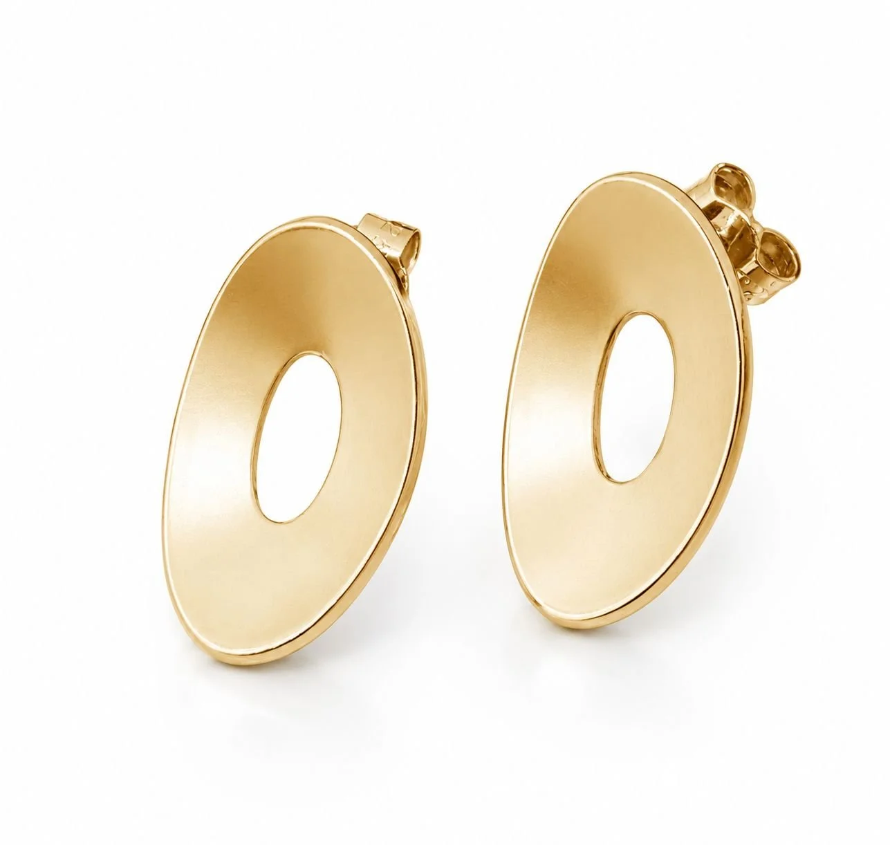 Bloom Oval Stud Earrings