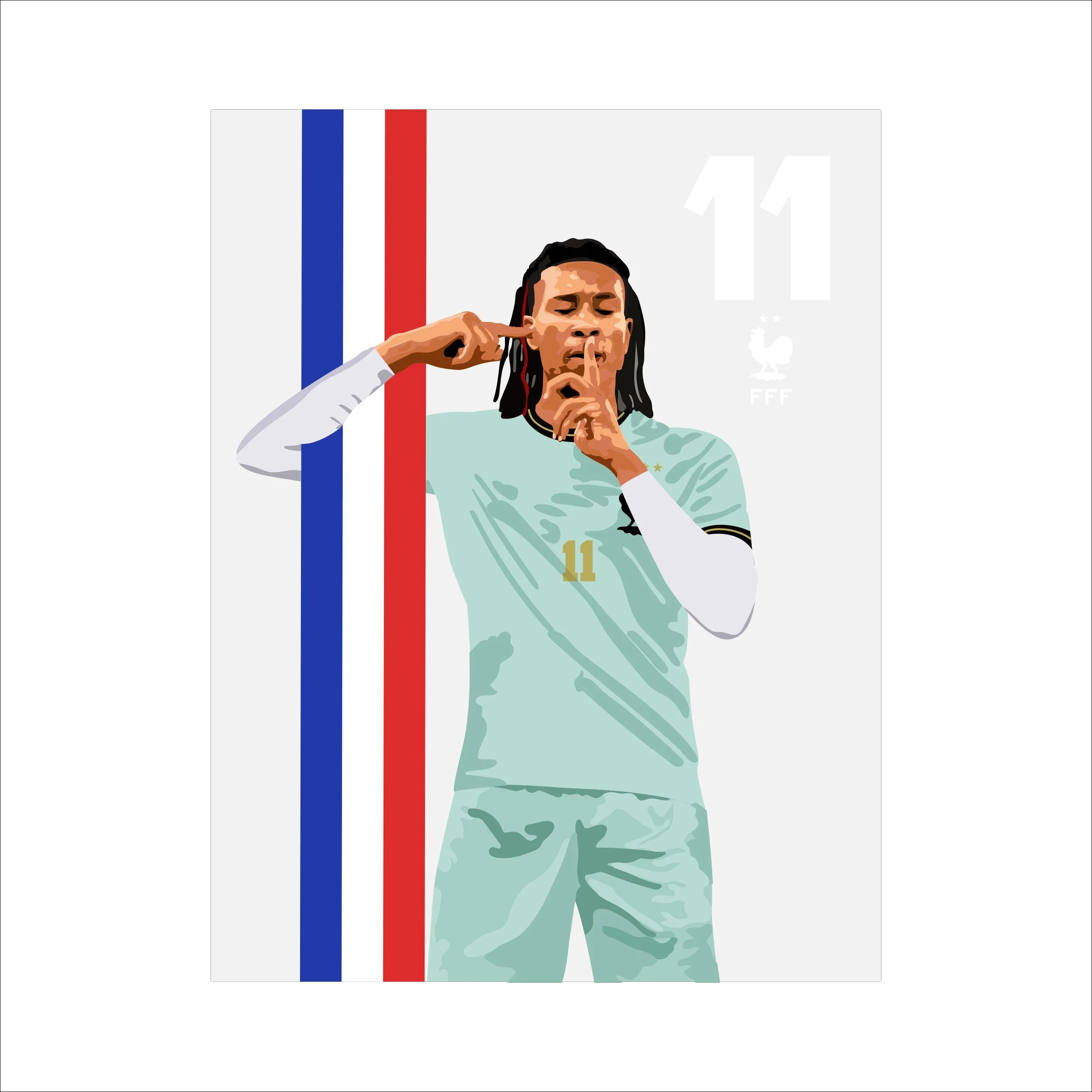 Olise, French Flag