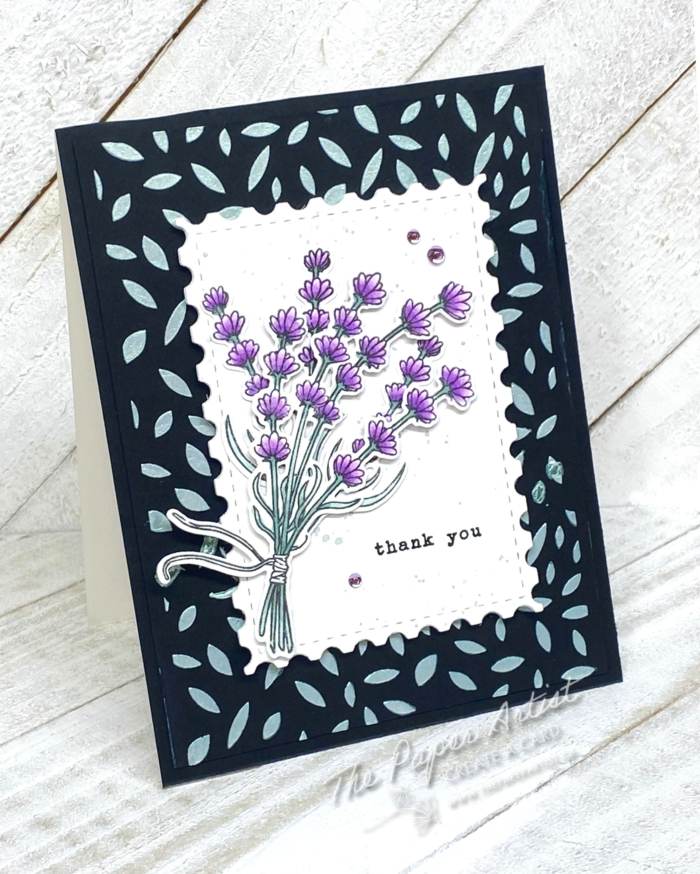 Lavender Bouquet + Solar Paste Background