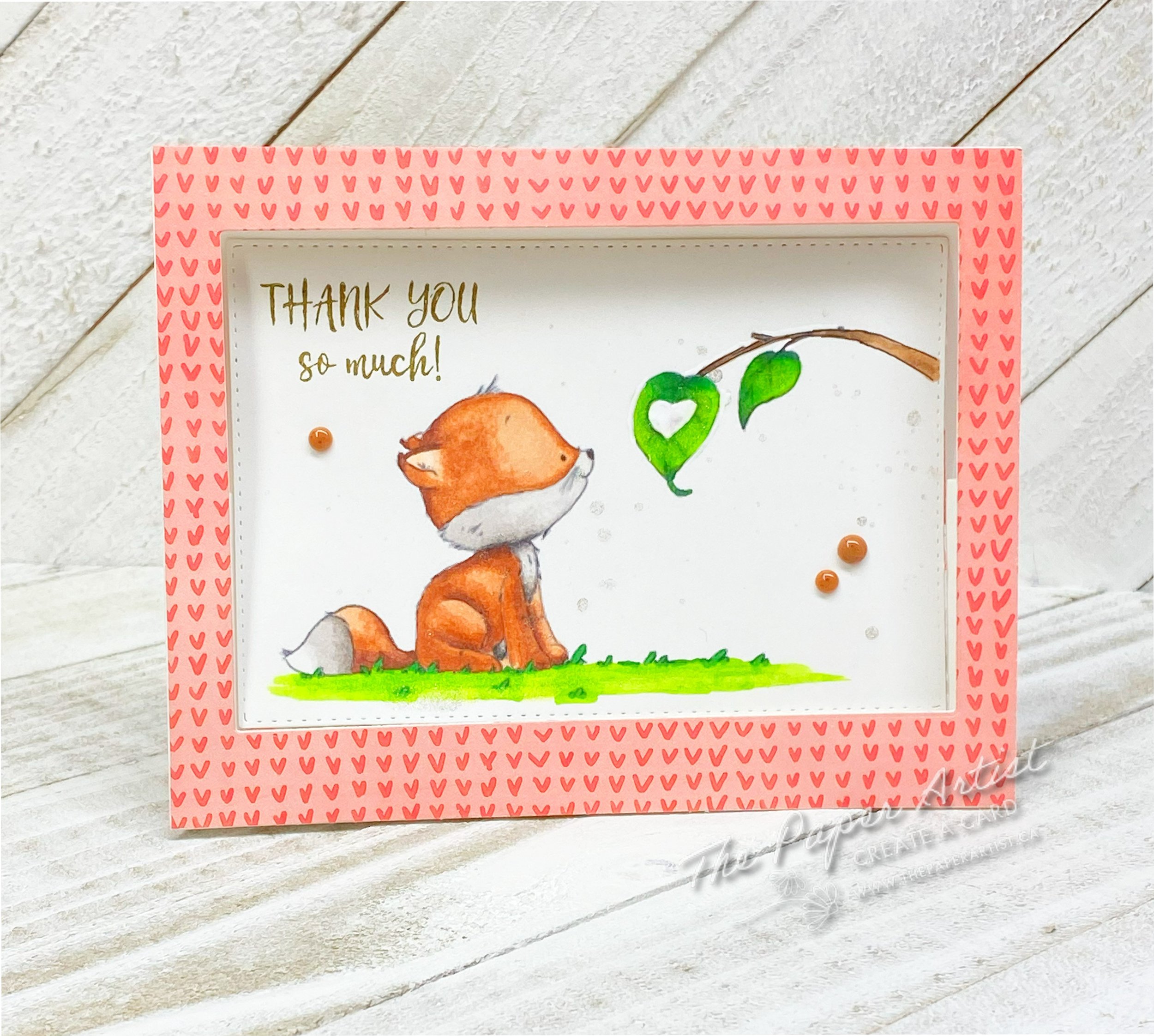 Create a Fun Fold Thank You Card