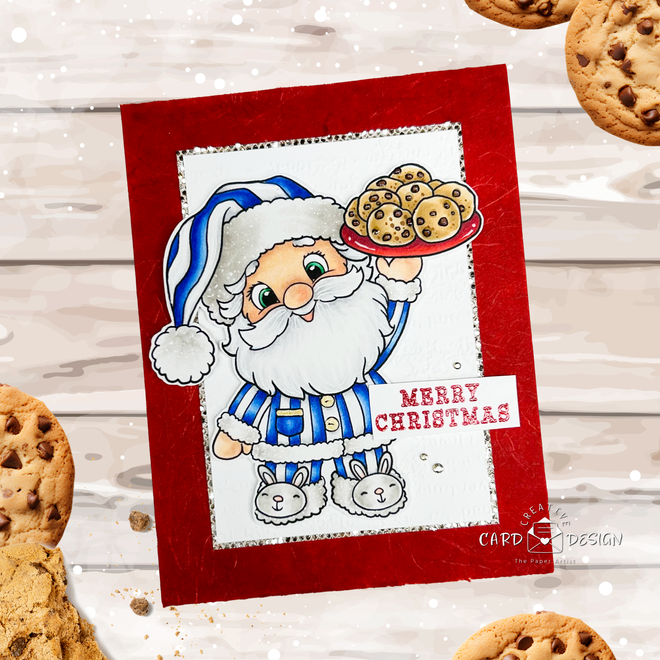 Santa’s Snack Break: A Cozy Christmas Card