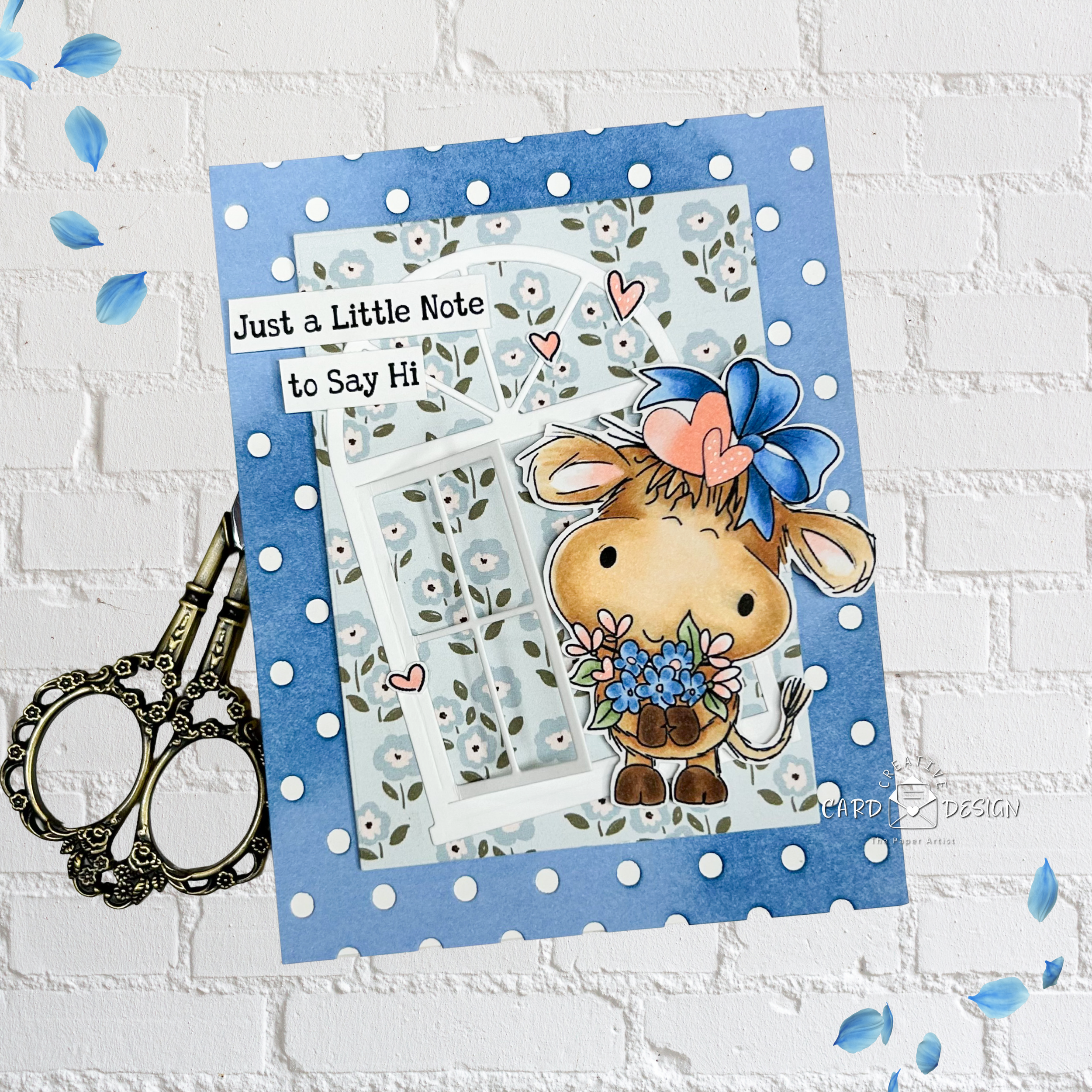 Yet Another Udderly Cute Cow Card