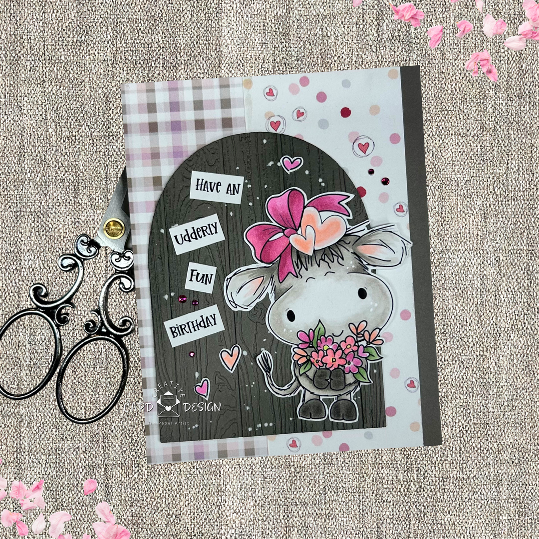 A Moo-ving Finale: The Last Udderly Cute Cow Card