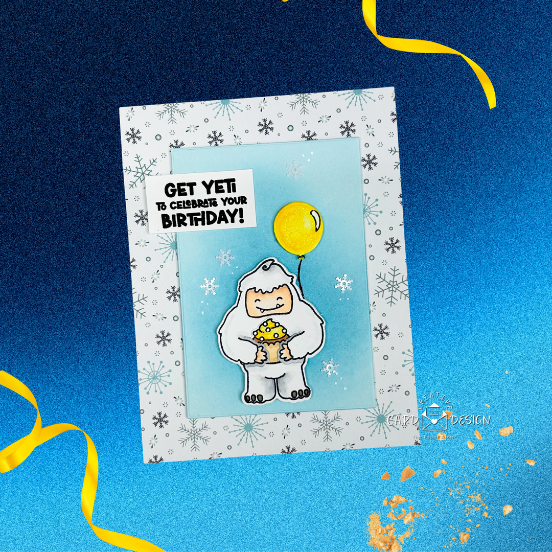 Get Yeti for a Snow-Day Birthday Card!