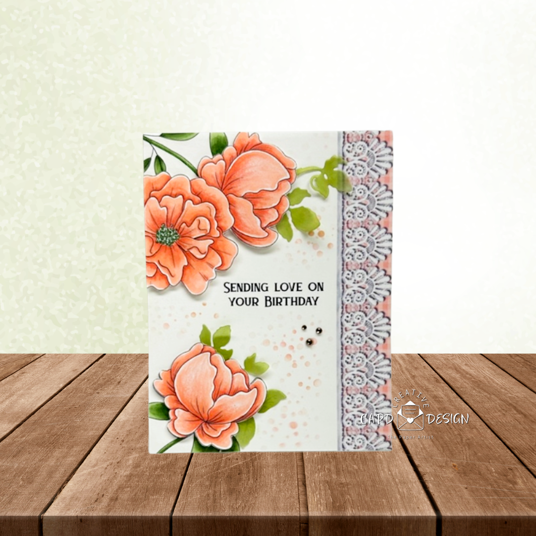 Lacy Layers &amp; Perfect Peonies – A Dimensional Floral Birthday Card