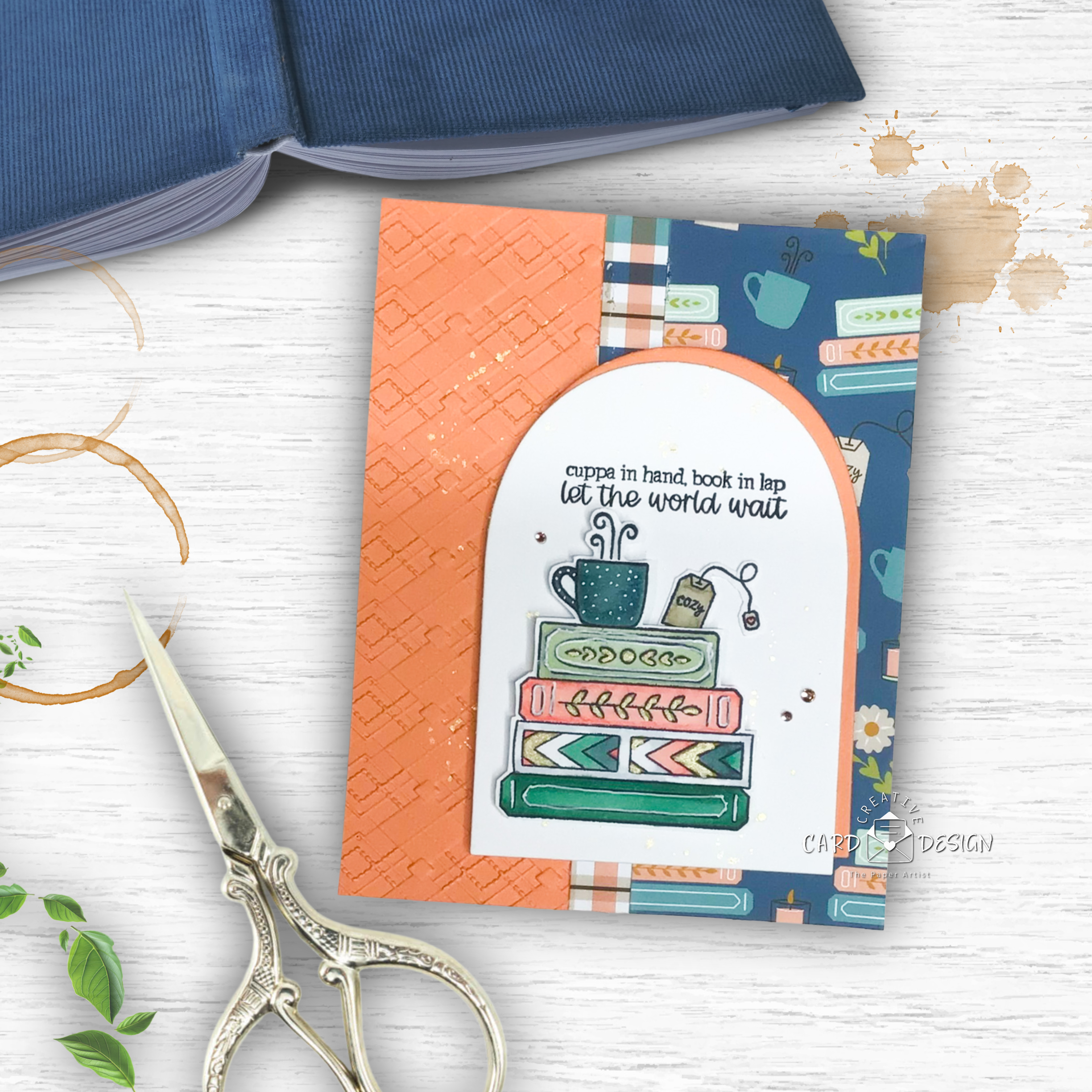 A Little Card for Bookish, Cozy Moments