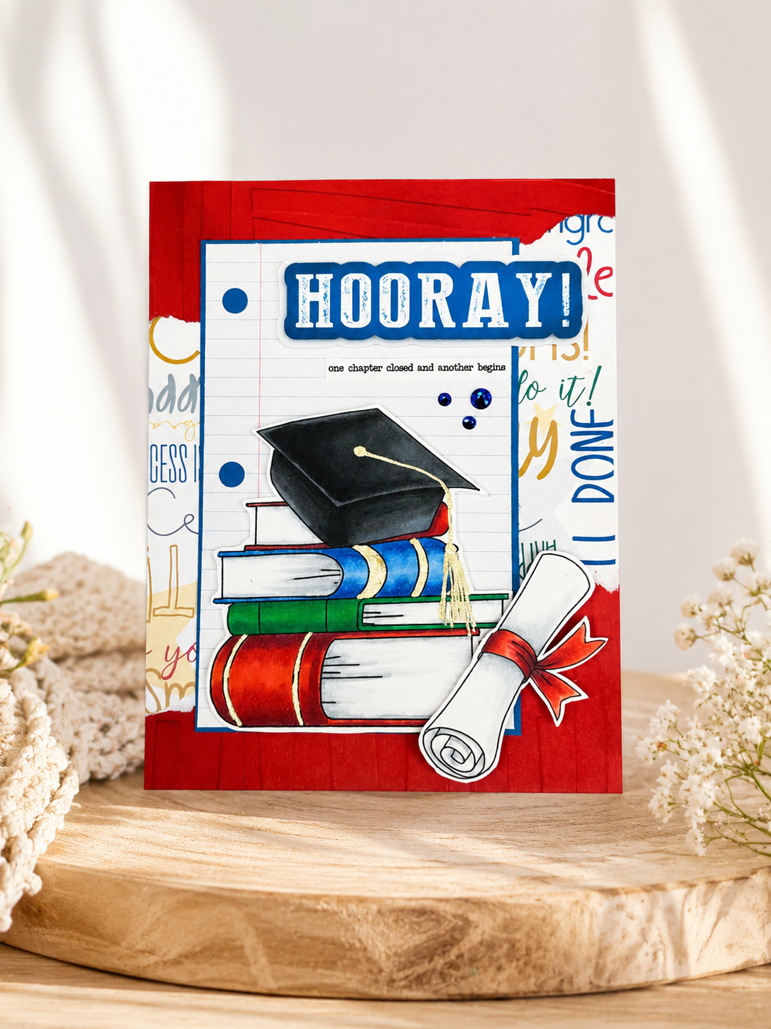 From Crayons to a Grad Cap - A Card