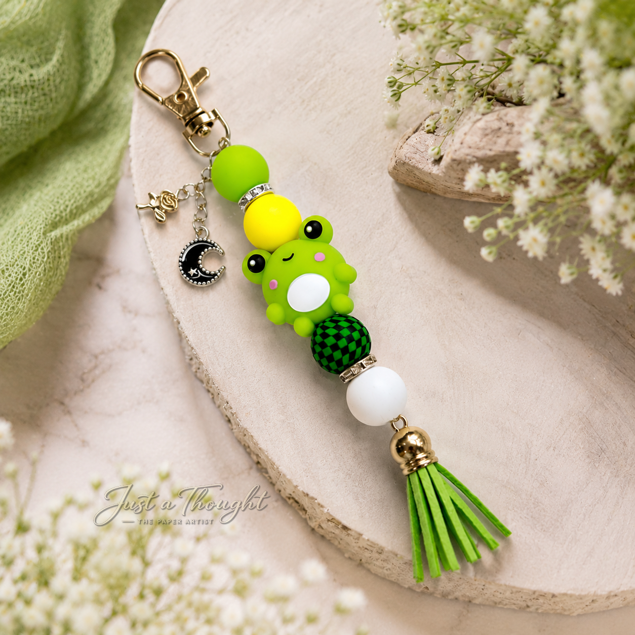 When Paper Crafts Meet Beads: My Key Charm Adventure