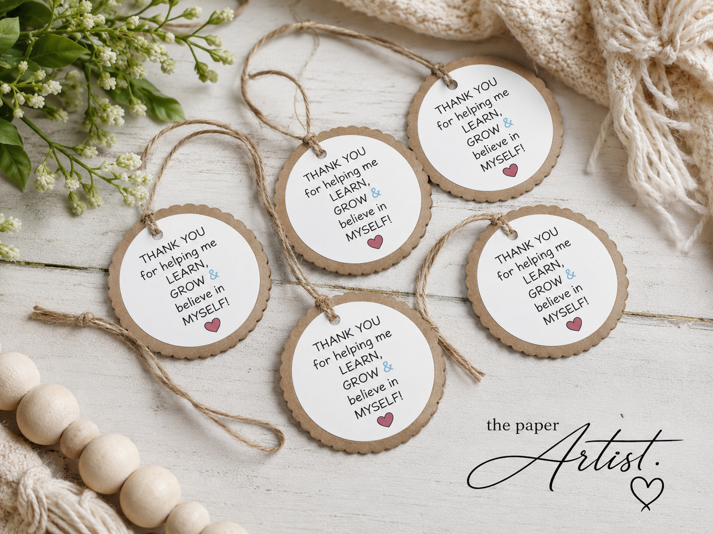 The Perfect Finishing Touch: Teacher Key Charm Danglers &amp; Thank You Gift Tags