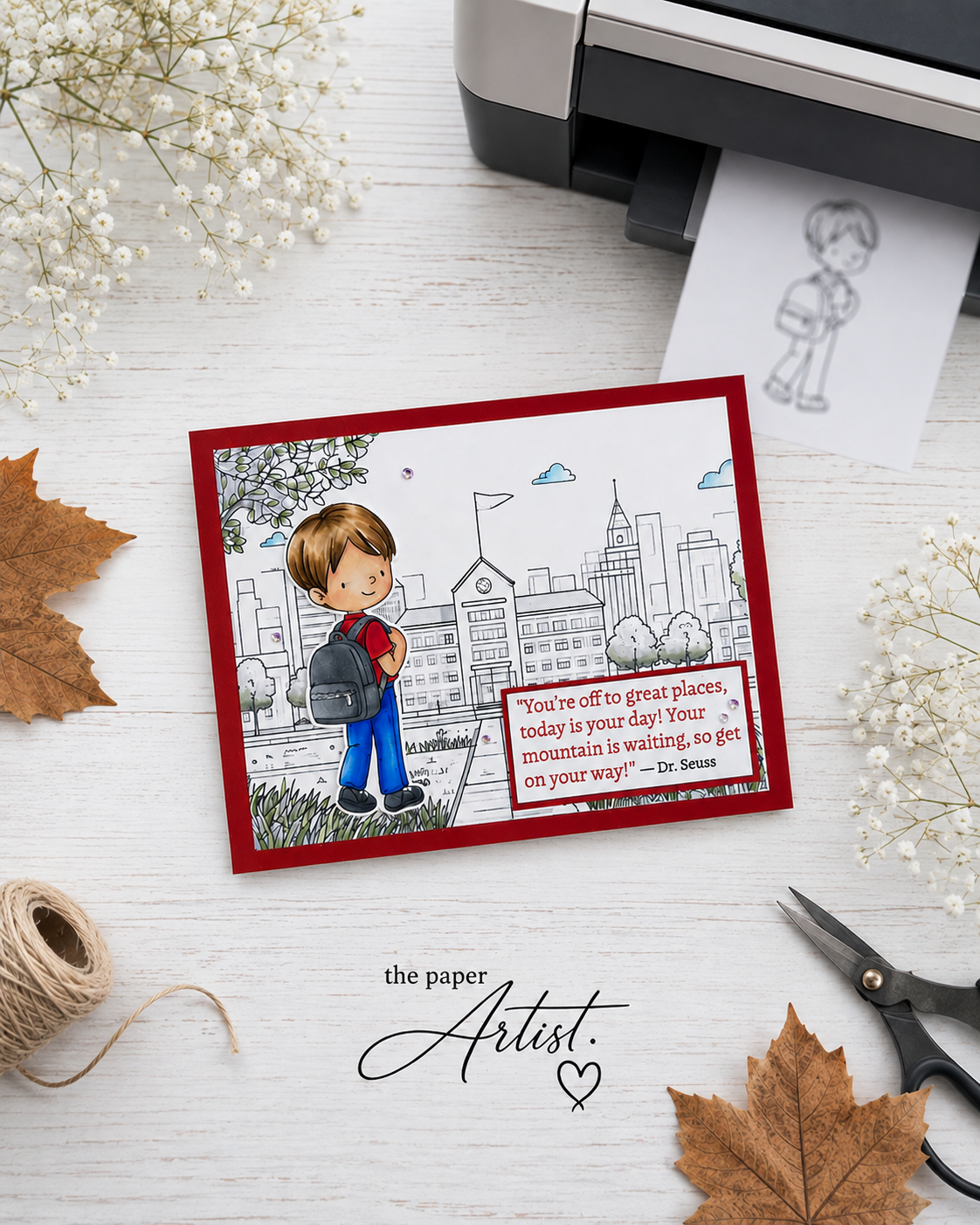 Off to Great Places — A Back-to-School Card