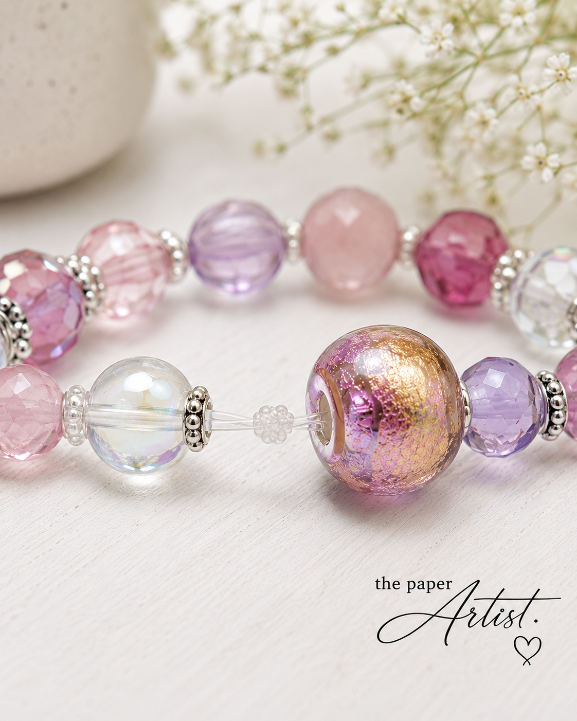Hide the Evidence: How to Hide a Knot in a Stretch Bracelet