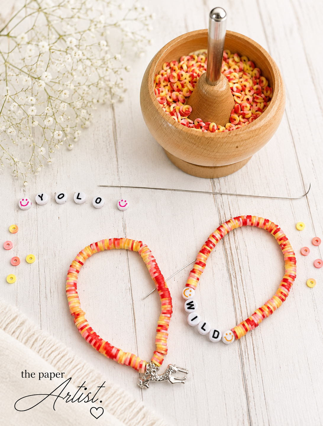 Heishi Bead Bracelets: Spin, String, Stack &amp; Repeat