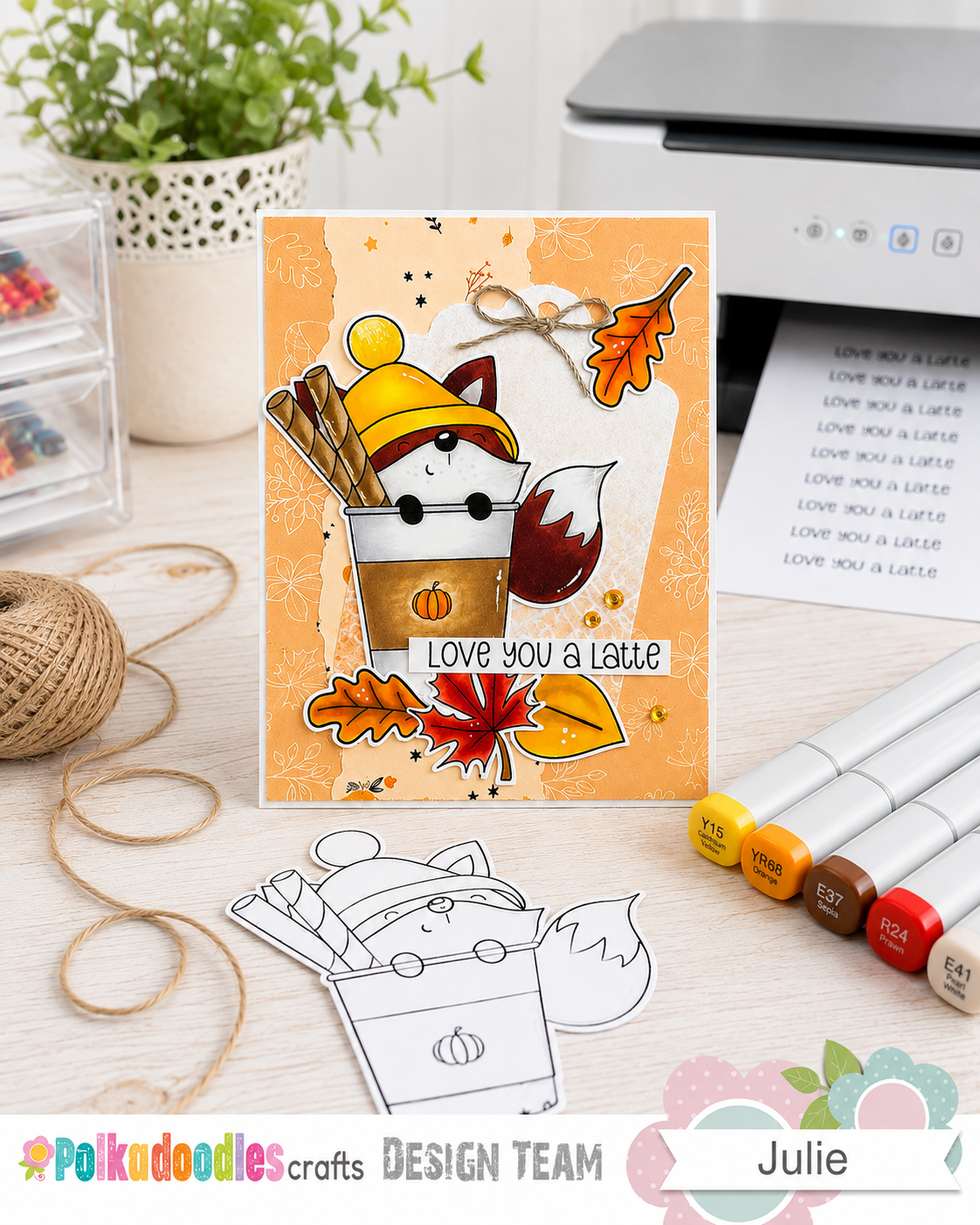 Pumpkin Spice, Paper Layers &amp; Freddy the Fox