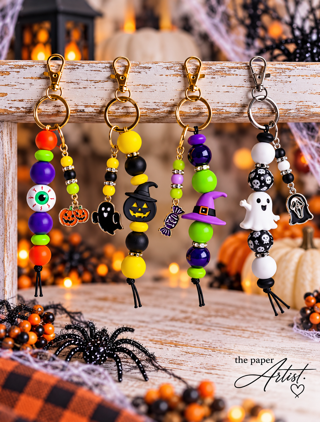 Halloween Danglers: Because Apparently My Keys Needed Costumes Too