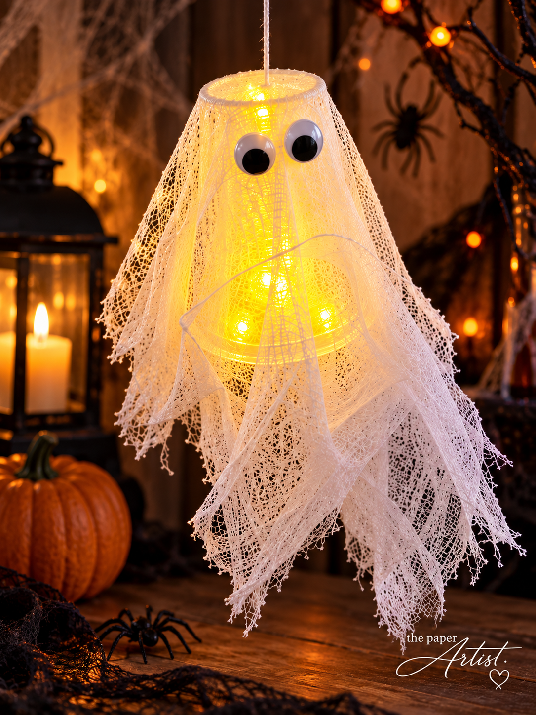 A Little Halloween Magic: Making Light-Up Ghosts With the Grandkids