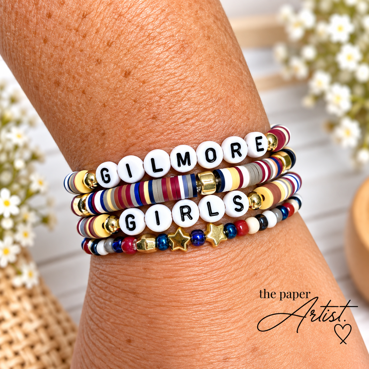 Gilmore Girls Bracelet Stack – Handmade Beaded Bracelets