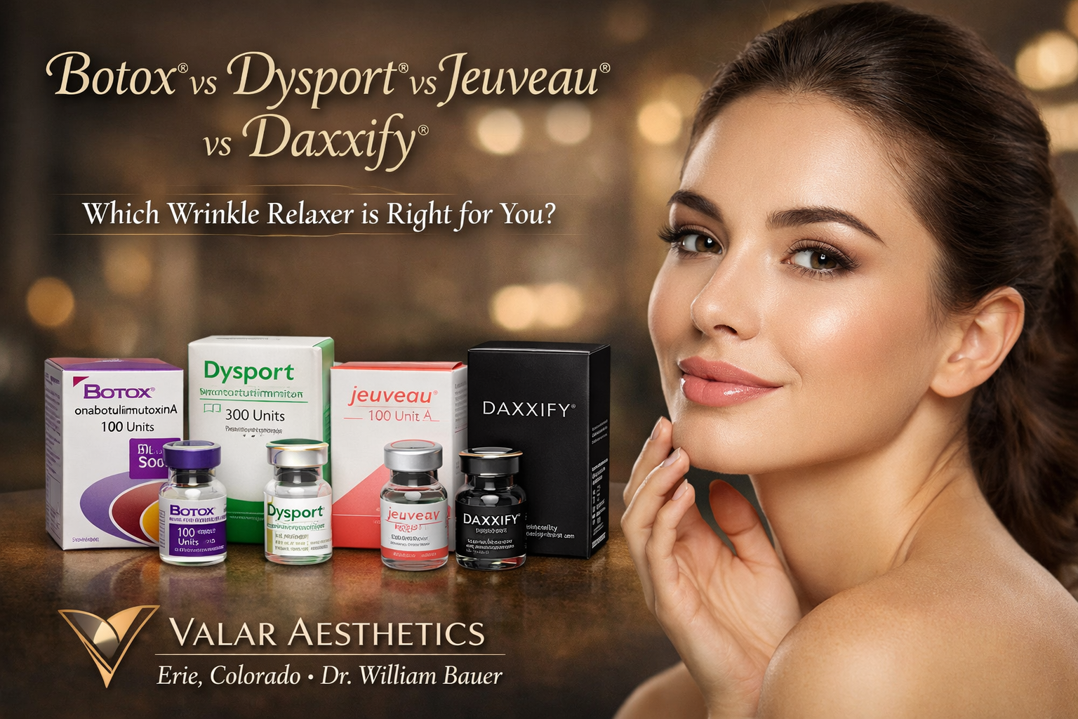 Botox vs Dysport vs Jeuveau vs Daxxify
