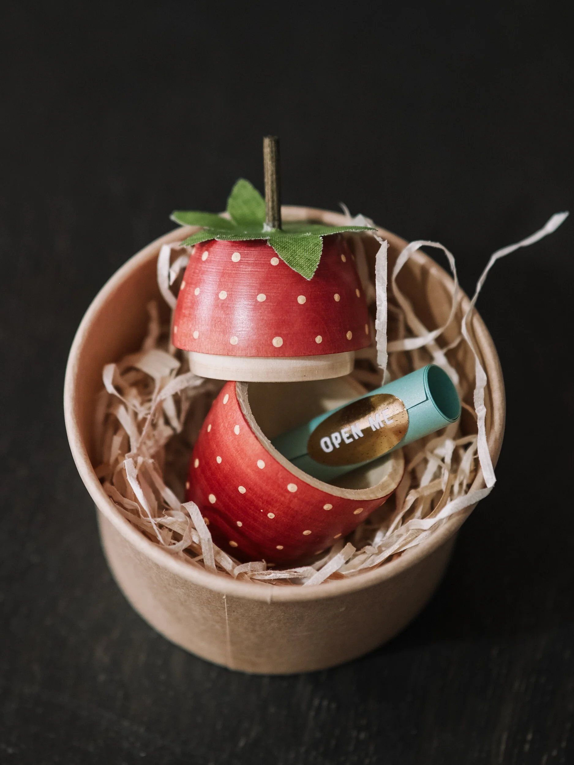 You're the Sweetest Wooden Strawberry