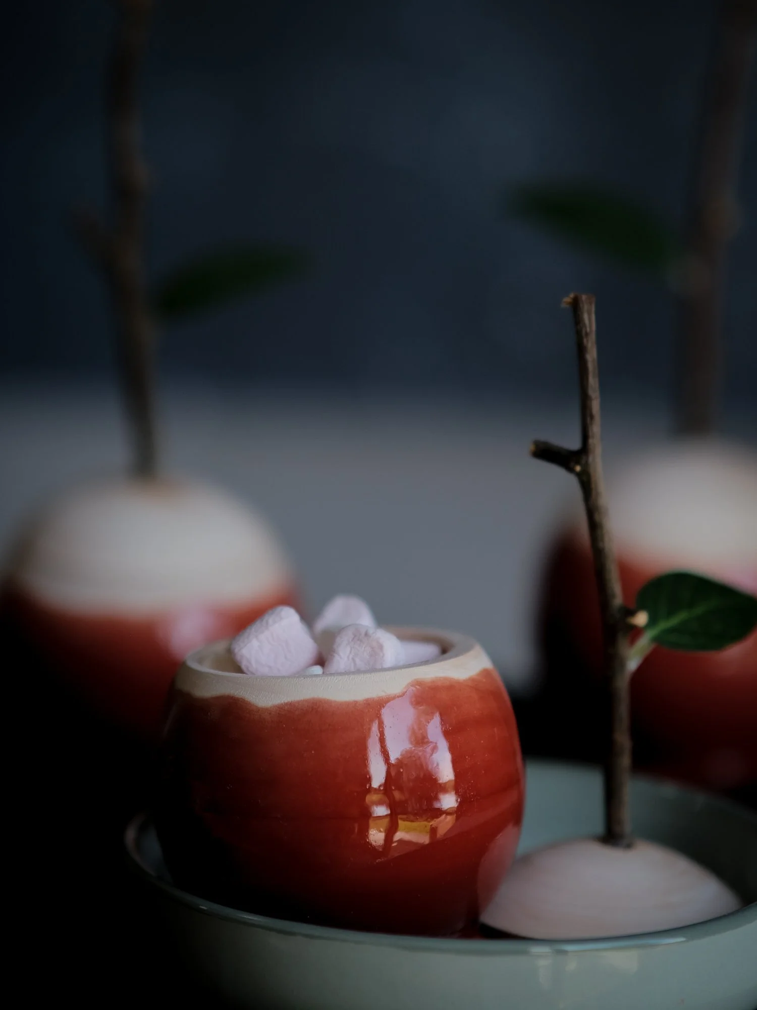 Secret surprise toffee apple autumn decoration