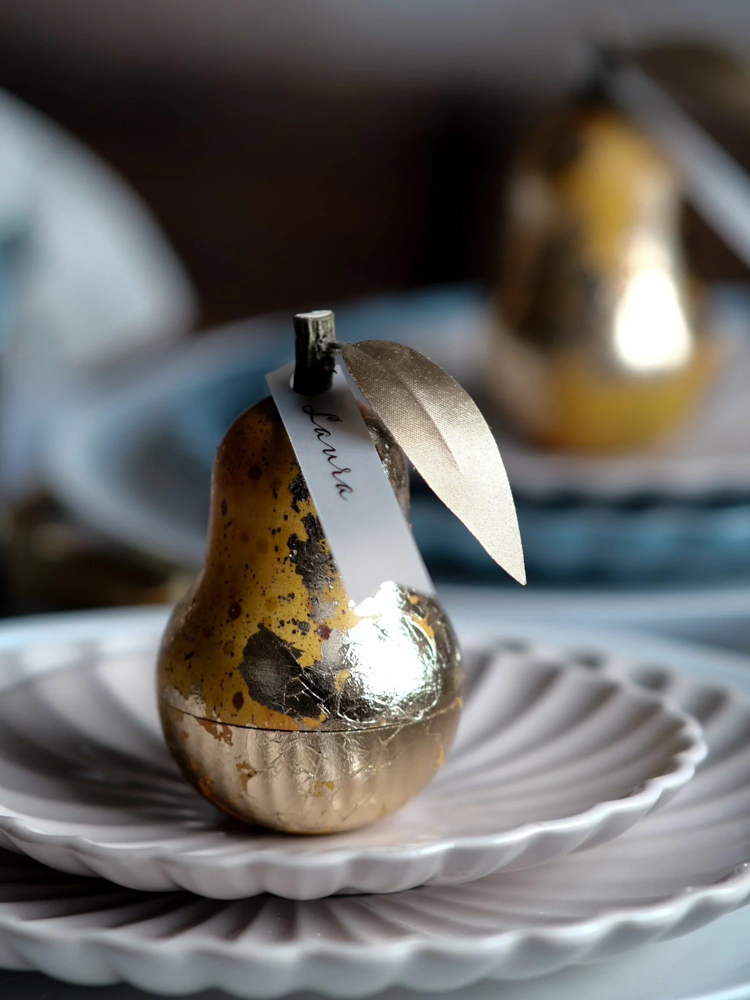 Gilded Pear Place Setting