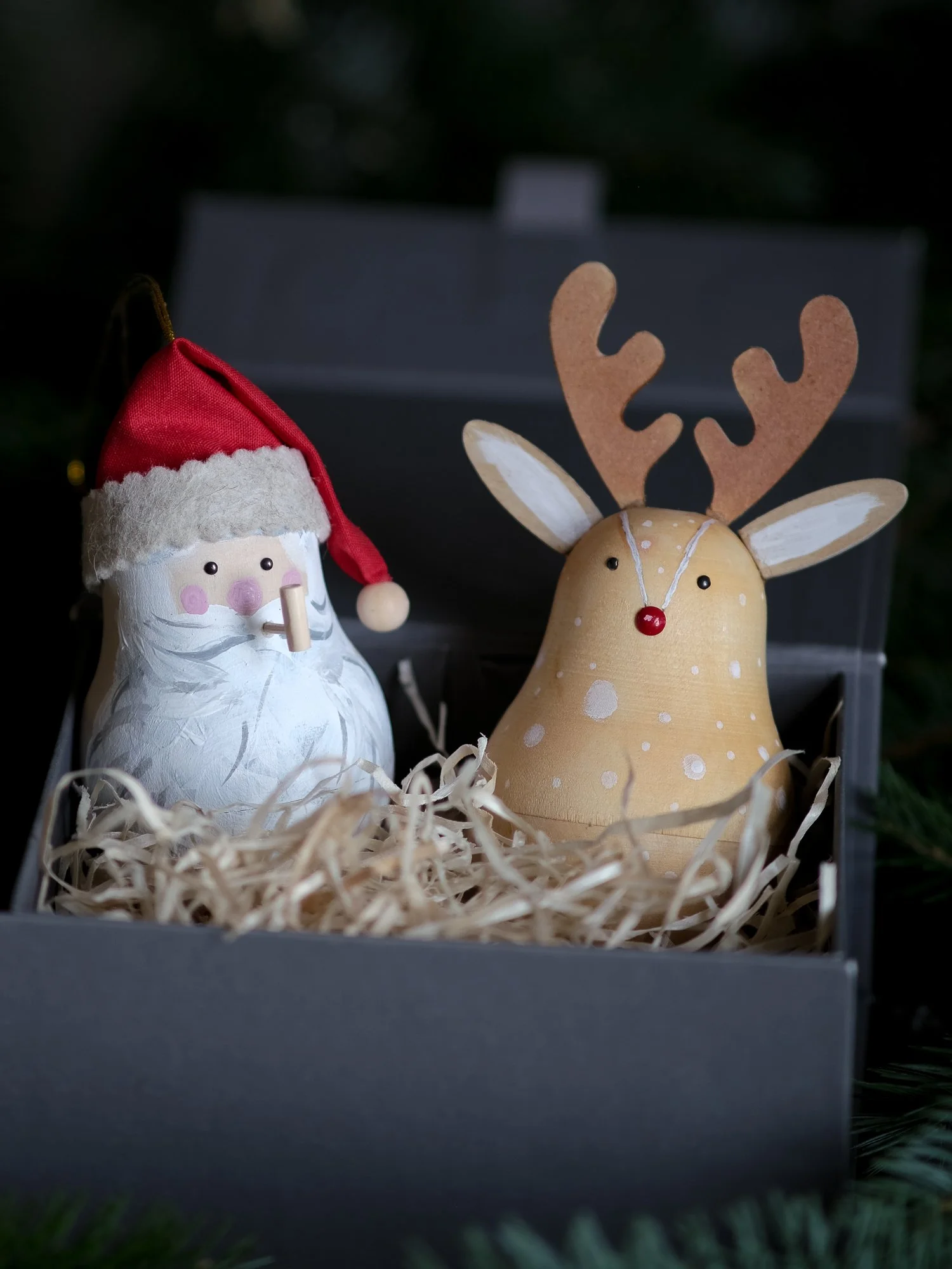Santa & Rudolph Christmas Decorations