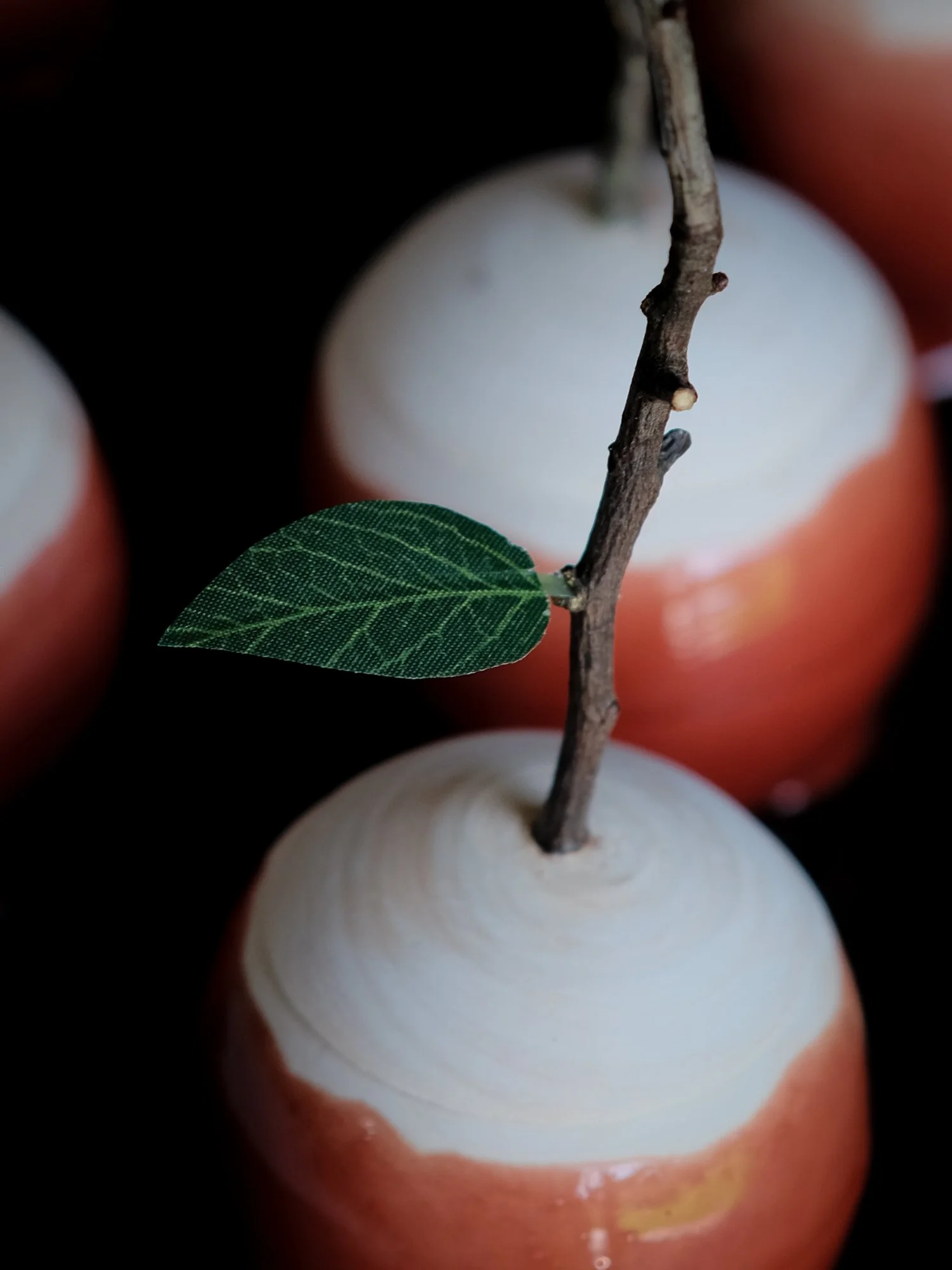 Secret surprise toffee apple autumn decoration