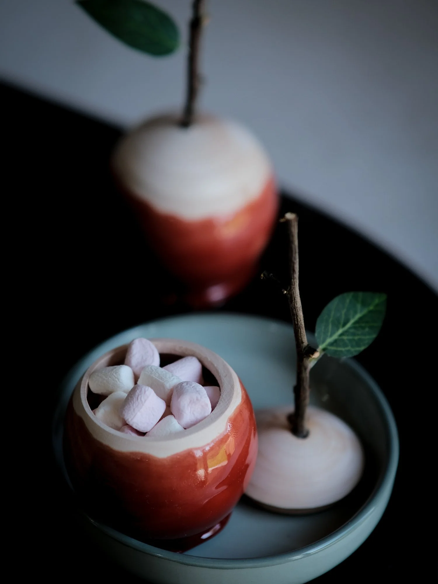 Secret surprise toffee apple autumn decoration