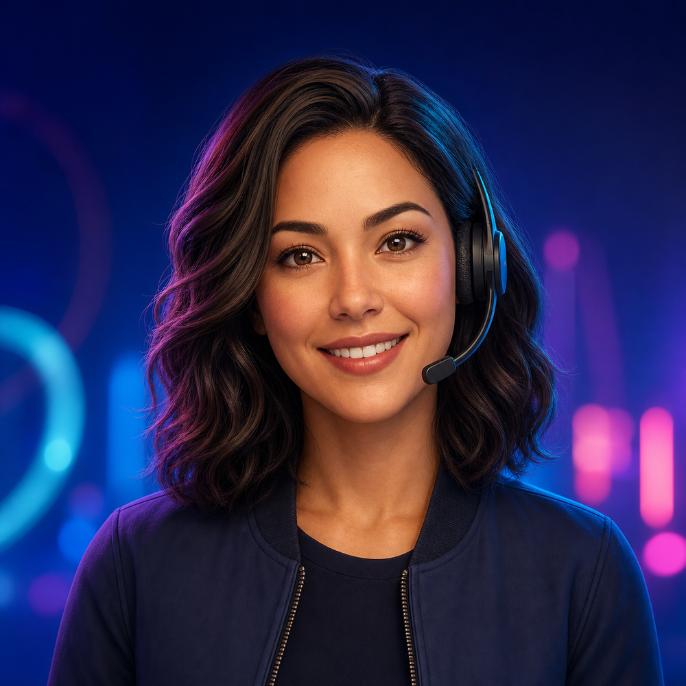 Emily, die virtuelle PlayZone-Assistentin