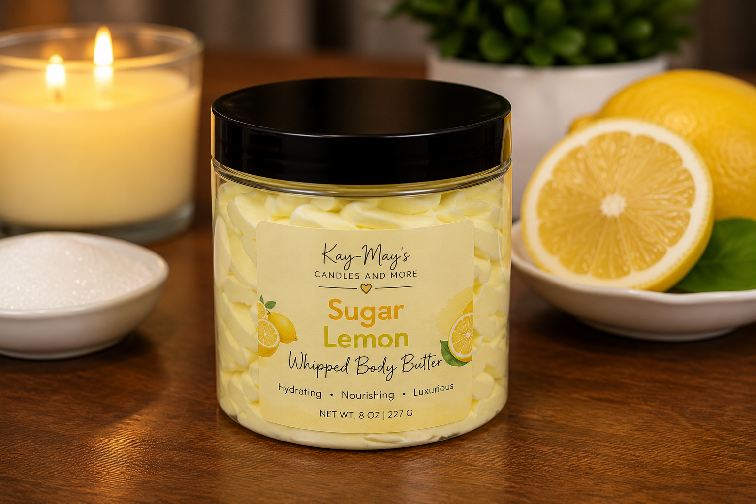 SUGAR LEMON WHIPPED BODY BUTTER