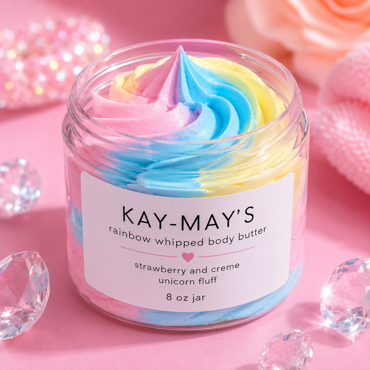 KAY-MAY’S Rainbow Whipped Body Butter