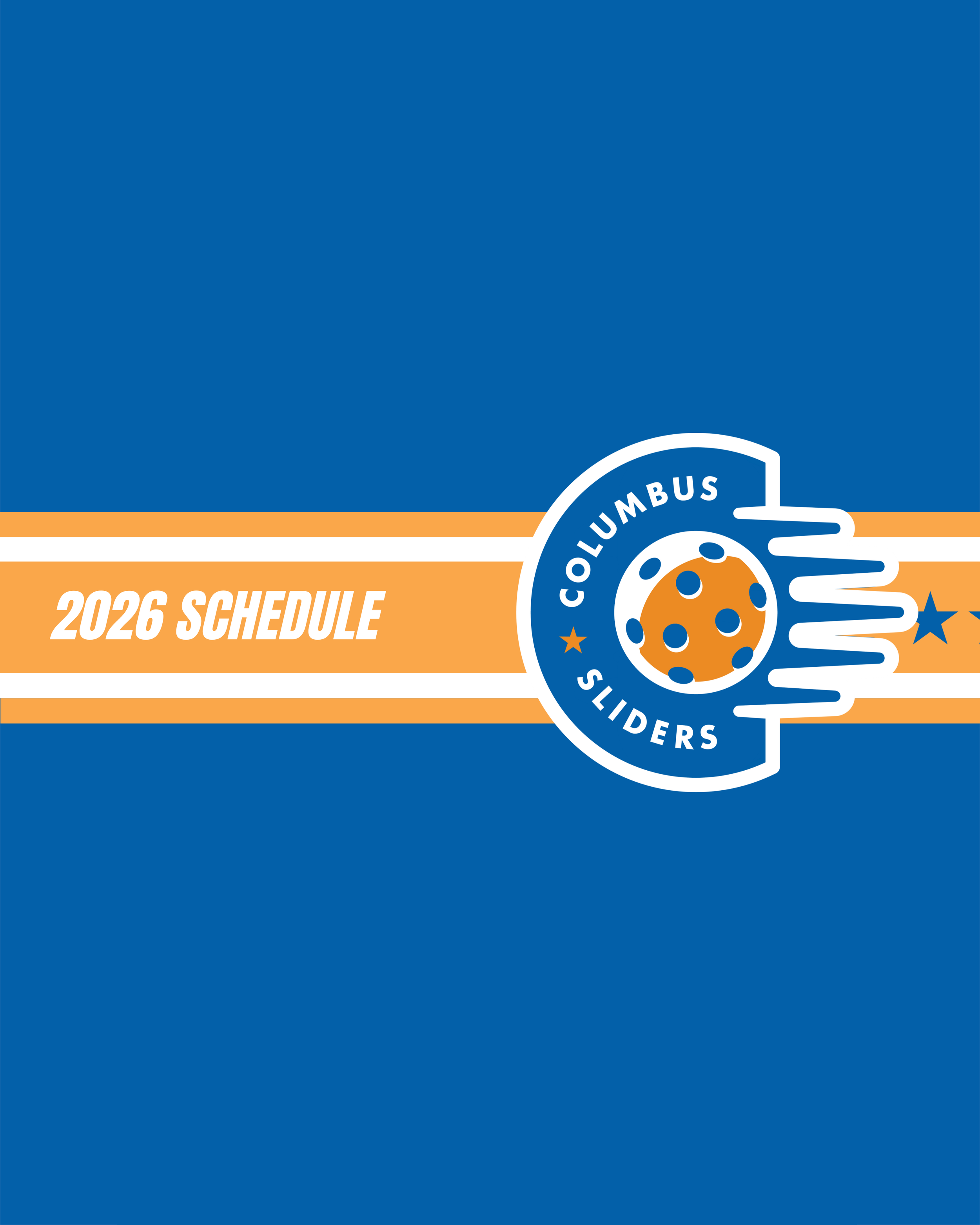 The Sliders’ 2026 Schedule Is Officially Live!