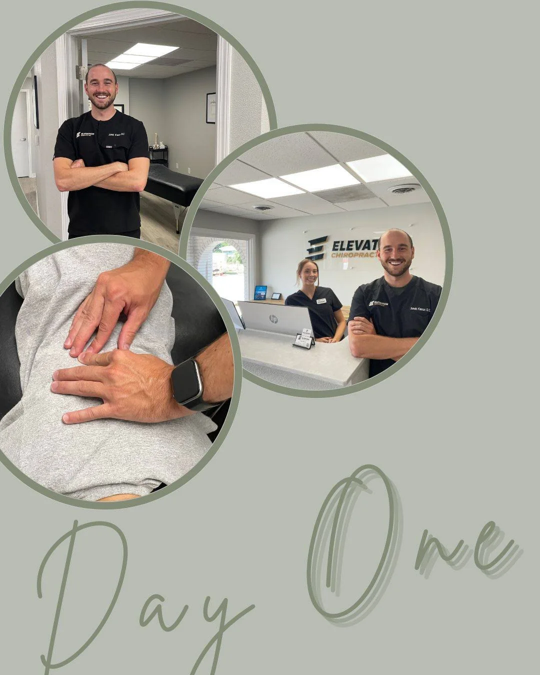 What to Expect on Day One ✨

Whether this is your first chiropractic experience or you&rsquo;re seeking out a new office, we strive to make sure you&rsquo;re welcomed with warmth and confidence that our office is the right place for you!

The moment 