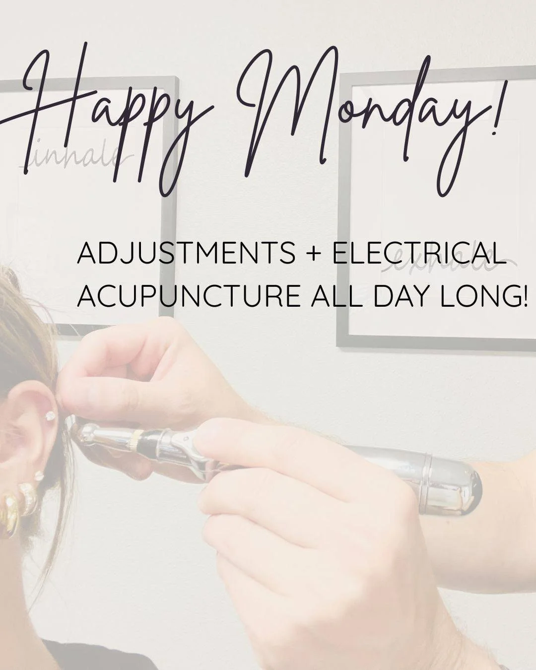 Happy Monday! We are back and excited to serve you! 

See you soon:
Monday-Thursday 9-1, 3-6, and Friday 9-1
515-461-3505
Elevationchiropracticankeny.com
#ankenyiowa #ankenychiropractor #familywellness #ankenywellness