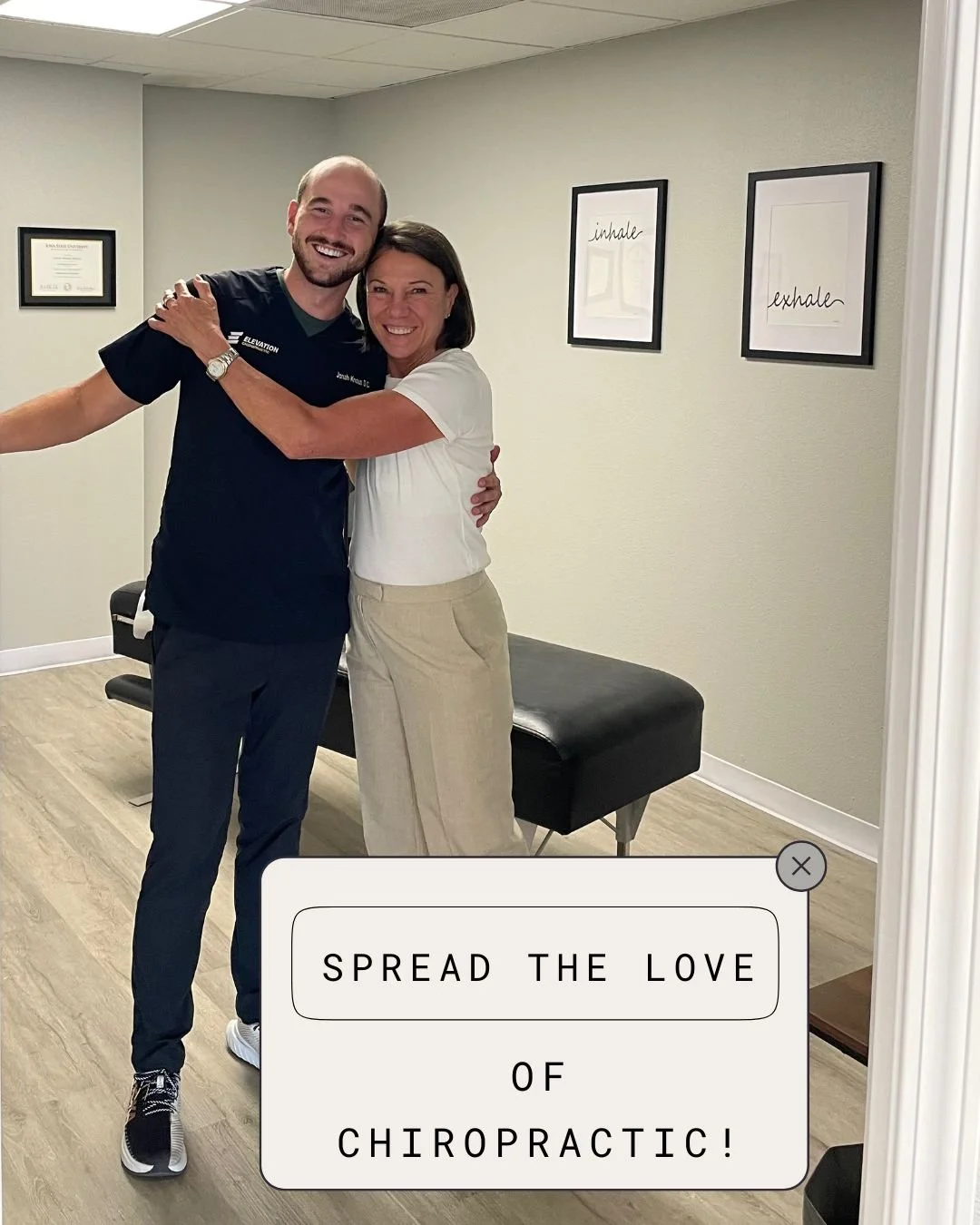We LOVE chiropractic! We can't wait to see you- schedule today!
