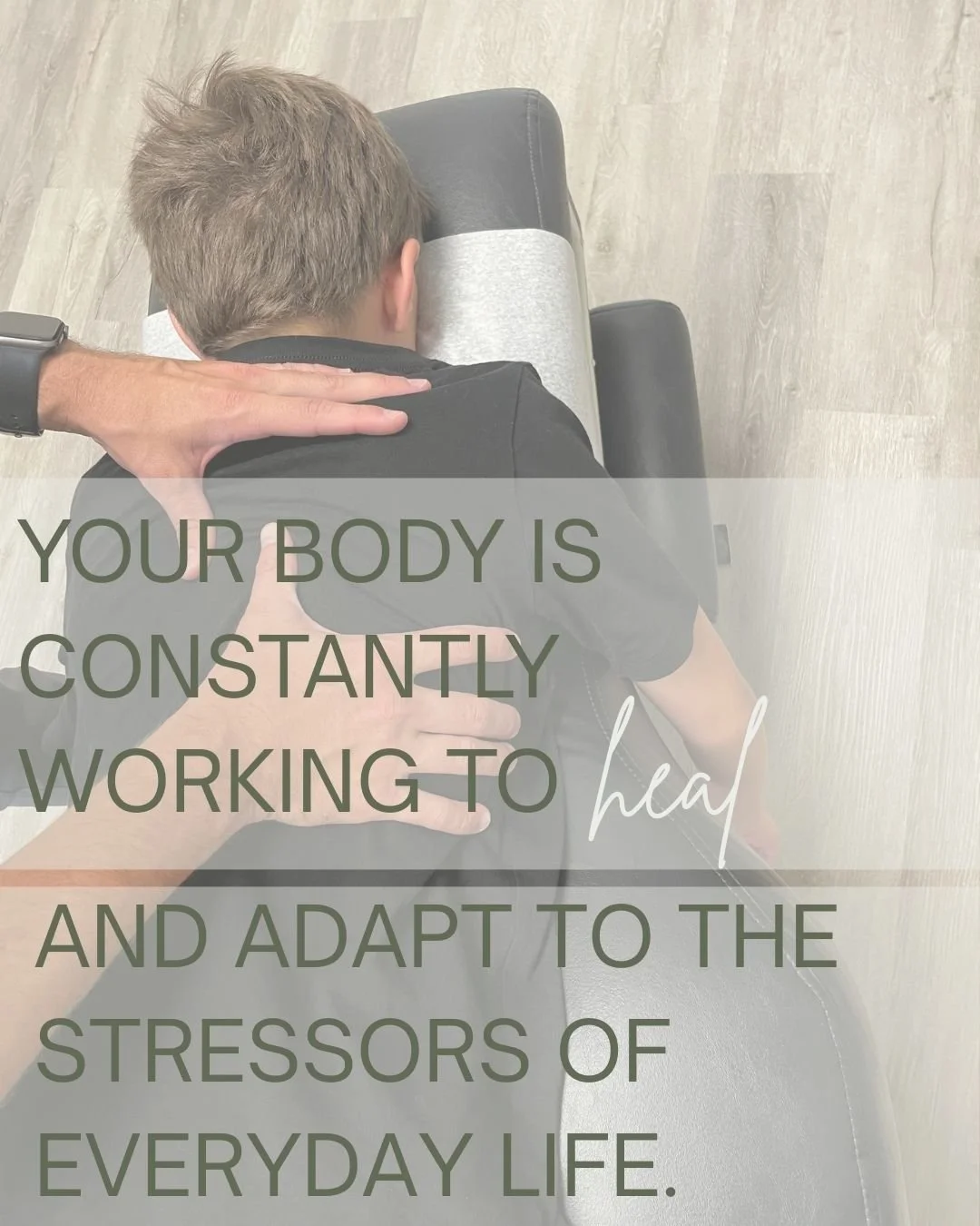 Your body is constantly working behind the scenes; healing, adapting, and responding to the stressors of everyday life.

Every movement, every long day, every moment of stress&hellip; your body is doing its best to keep you balanced and functioning. 
