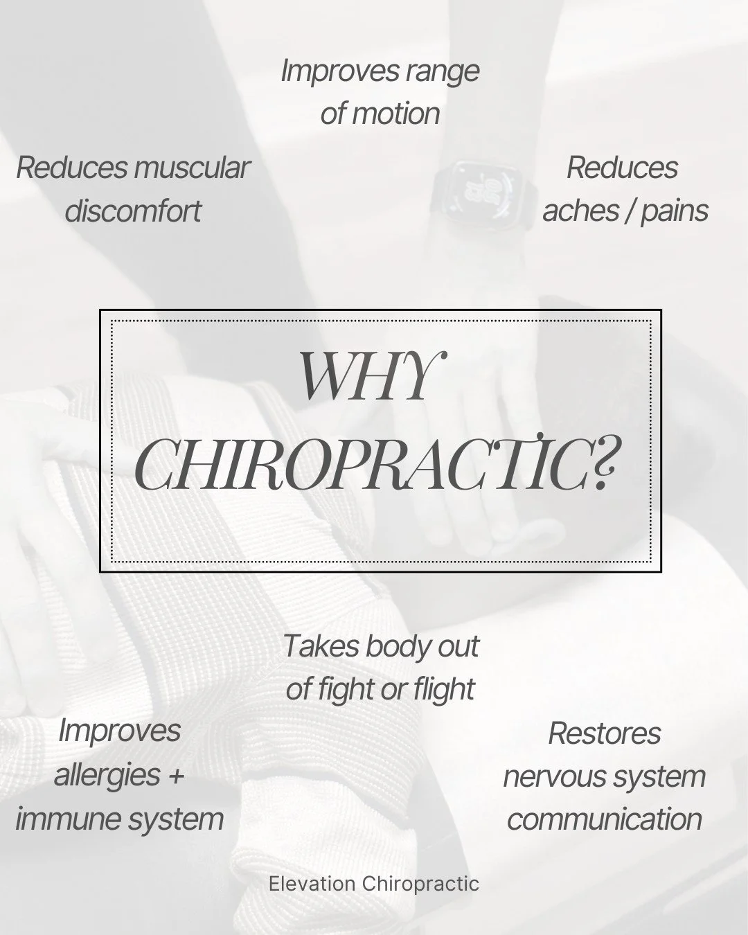 Why Choose Chiropractic? Here are some of our favorite answers 😁
