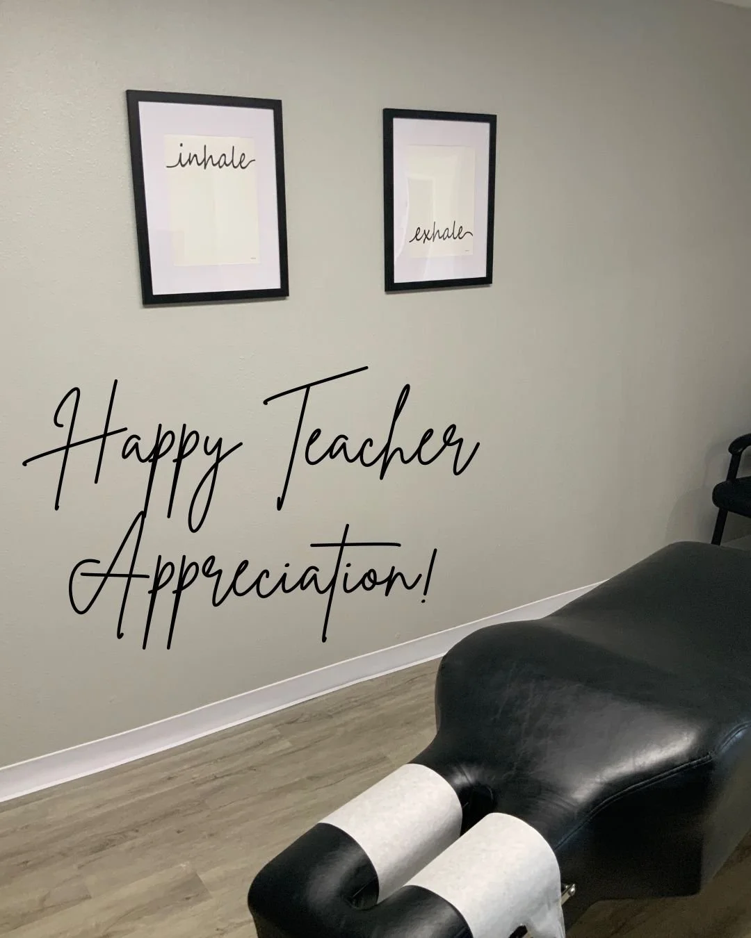 Happy Teacher Appreciation Week! 💛 As your chiropractors, we want you to know how much you&rsquo;re appreciated. The care and heart you give your students every day truly matters. It&rsquo;s an honor for us to support you&mdash;we hope you feel the 