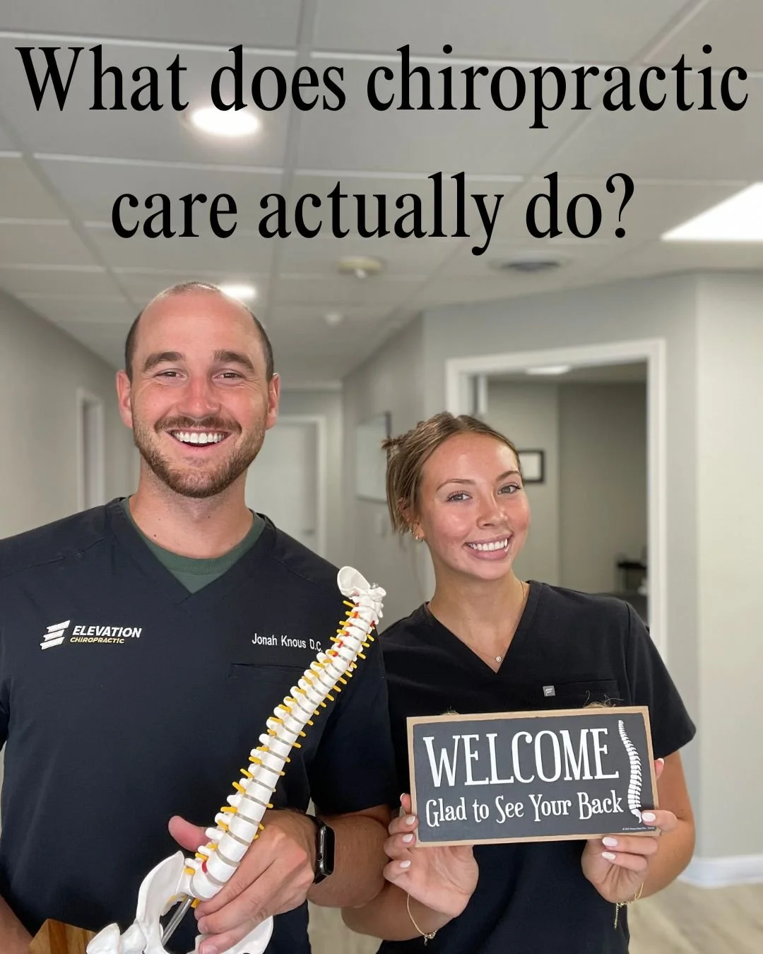 What does chiropractic care actually do- and why does it matter?

Chiropractic care focuses on how your spine and nervous system work together. When your spine isn&rsquo;t moving well, it can create stress on your nervous system, affecting how your b