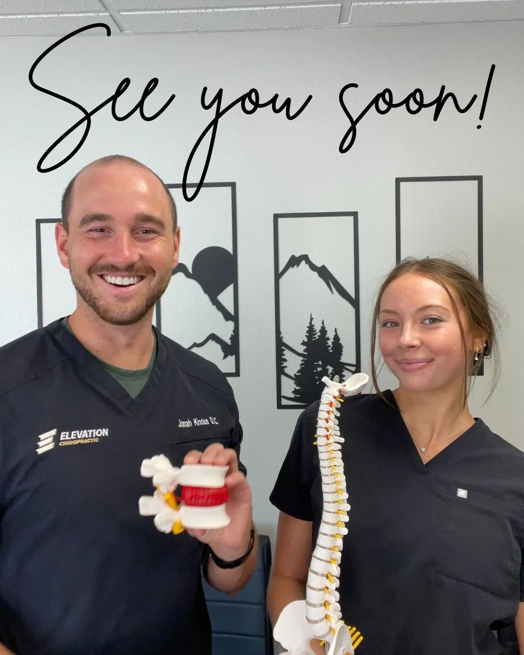 We are back in the office and ready to serve you! 
Walk-ins are always welcome. Start or continue your health and healing journey today🌞

HEALING HAPPENS HERE
Monday-Thursday 9-1, 3-6, and Friday 9-1
515-461-3505
Elevationchiropracticankeny.com
#ank